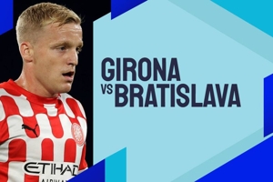 Link Live Streaming Girona vs Slovan Bratislava - Liga Champions