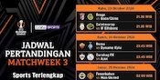 Jadwal dan Link Siaran Langsung Pertandingan Liga Europa 2024/25 Matchweek 3 Pekan Ini di Vidio