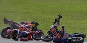 Kecelakaan Mengerikan Jack Miller di MotoGP Malaysia: Kepala Terbentur Ban Fabio Quartararo, Kaki Terlindas Motor Joan Mir