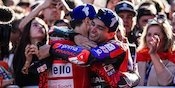 So Sweet! Momen Pecco Bagnaia Bertahan di Podium demi Tonton Selebrasi Jorge Martin, Ini Alasannya