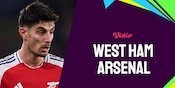 Link Live Streaming West Ham vs Arsenal - Premier League