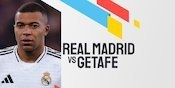 Link Live Streaming Real Madrid vs Getafe - La Liga