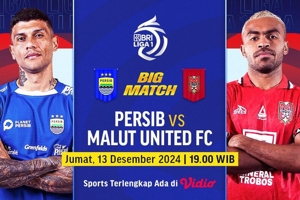 Link Siaran Langsung Big Match BRI Liga 1: Persib vs Malut United di Vidio