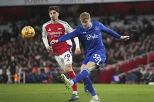 Hasil Arsenal vs Everton: Skor 0-0