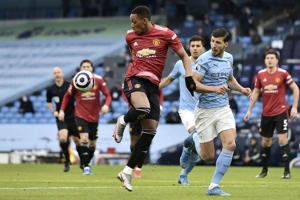 3. Man City 0-2 Man Utd (Maret 2021)