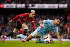 2. Man Utd 2-0 Man City (Maret 2020)