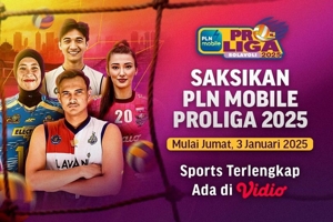 Jadwal dan Link Siaran Langsung PLN Mobile Proliga 2025 di Vidio