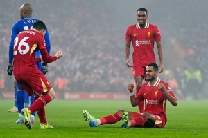 Man of the Match Liverpool vs Leicester City: Cody Gakpo