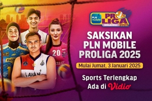 Jadwal Live Streaming PLN Mobile Proliga 2025 di Vidio Pekan Ini, Jumat 3 Desember 2025