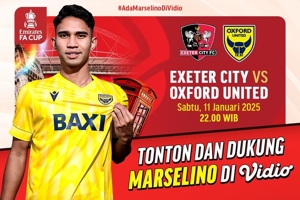 Siaran Langsung FA Cup - 3rd Round: Exeter City vs Oxford United di Vidio Pekan Ini