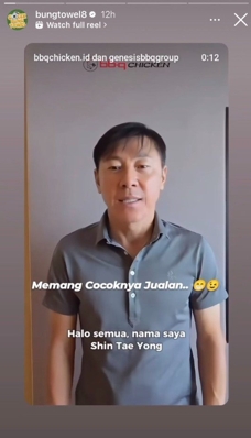 Tangkapan layar (c) Instagram bungtowel8