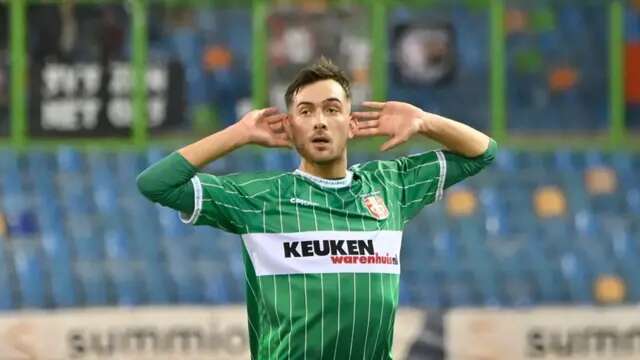 Dean Zandbergen saat bermain di FC Dordrecht. (www.fcdordrecht.nl)
