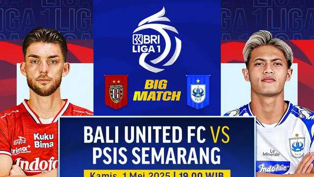 Jadwal BRI Liga 1 Big Match (Sumber: Dok. Vidio)