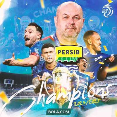 BRI Liga 1 - Ilustrasi Persib Bandung Juara BRI Liga 1 Musim 2024-2025