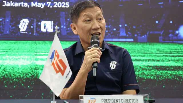 Ferry Paulus, Direktur Utama PT Liga Indonesia Baru (LIB). (Bola.com/Abdul Aziz)