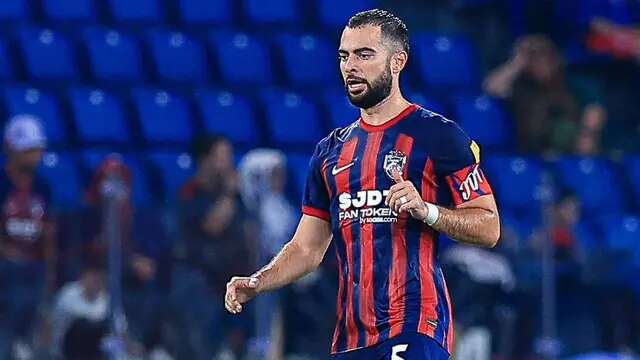 Bek Johor Darul Ta'zim (JDT) dan Timnas Indonesia, Jordi Amat. (Bola.com/Dok.Facebook JDT)