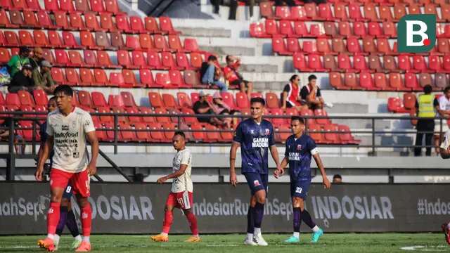 Pemain Baru Madura United Christian Rontini Langsung dimainkan sejak menit pertama saat menghadapi Bali United.