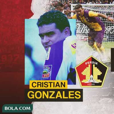 Cristian Gonzales saat membela Persik Kediri. (Bola.com/Dody Iryawan)