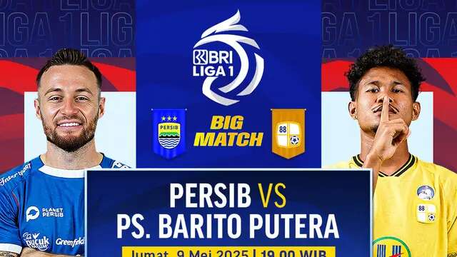 Saksikan streaming big match BRI Liga 1: Pesib Bandung vs Barito Putera di Vidio. (sum. doc. vidio.com)