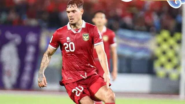 Shayne Pattynama mencetak gol untuk Timnas Indonesia dalam pertandingan Kualifikasi Piala Dunia 2026 zona Asia melawan Irak di Basra Sport City Stadium, Kamis, 16 November 2023. (foto: Instagram @timnas.indonesia)