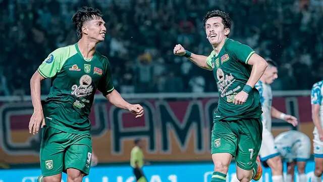 Gelandang Persebaya Surabaya, Francisco Rivera. (Bola.com/Dok.X Persebaya Surabaya)