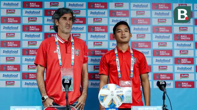 Stefano Cuggura dan Kadek Agung Jelang Bali United FC Hadapi CC Mariners (Dewi Divianta/Liputan6.com)