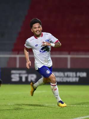 Winger Timnas Indonesia, Saddil Ramdani, ketika membela Sabah FC di Malaysia. (Bola.com/Dok.Facebook Sabah FC).