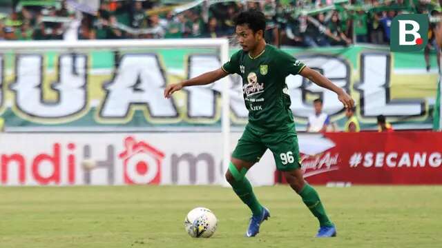Gelandang Persebaya Surabaya, Muhammad Hidayat. (Bola.com/Aditya Wany)