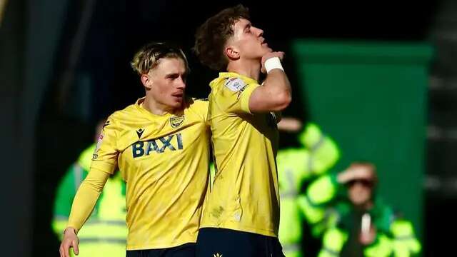Ole Romeny mencetak satu gol saat Oxford United kalah 2-3 dari Coventry City dalam laga EFL Championship, Sabtu (1/3/2025). (Instagram/oleromeny)