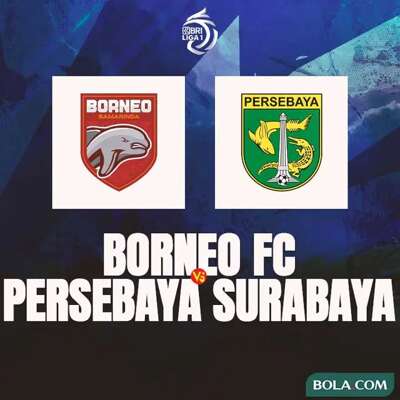 Liga 1 - Borneo FC Vs Persebaya Surabaya 