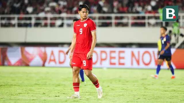 Striker Timnas Indonesia, Hokky Caraka, di Piala AFF 2024. (Bola.com/Abdul Aziz)