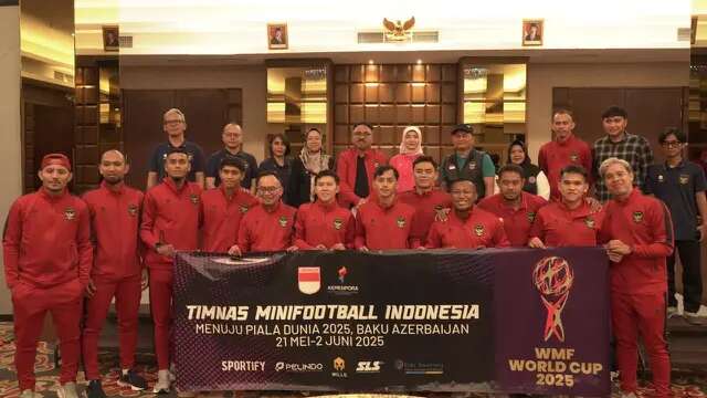 Timnas Minifootball Indonesia akan berlaga di Minifootball World Cup 2025 yang berlangsung di Baku, Azerbaijan, 21 Mei hingga 1 Juni 2025. (Bola.com/Istimewa)