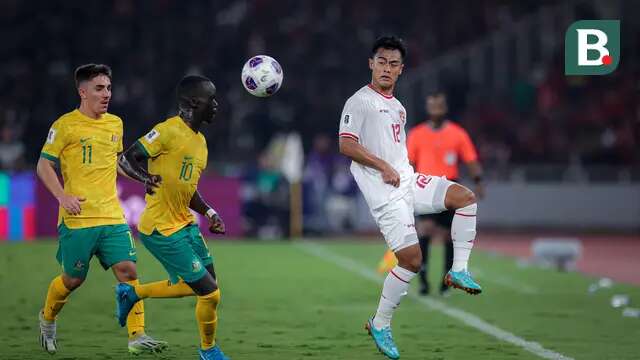 Pratama Arhan pada pertandingan Timnas Indonesia melawan Australia pada laga kedua Grup C Kualifikasi Piala Dunia 2026 Zona Asia di Stadion Utama Gelora Bung Karno (SUGBK), Jakarta Pusat, pada Selasa (10/9/2024). (Bola.com/Bagaskara Lazuardi)