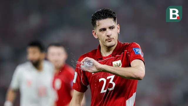 Bek Timnas Indonesia, Justin Hubner, dalam laga melawan Bahrain di SUGBK, Jakarta, Selasa (27/3/2025). (Bola.com/Bagaskara Lazuardi)