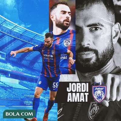 Ilustrasi - Jordi Amat dengan klub baru Johor Darul Ta'zim 
