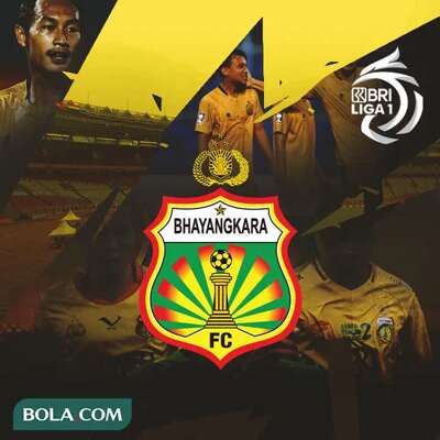 Liga 1 - Ilustrasi logo Bhayangkara FC. 