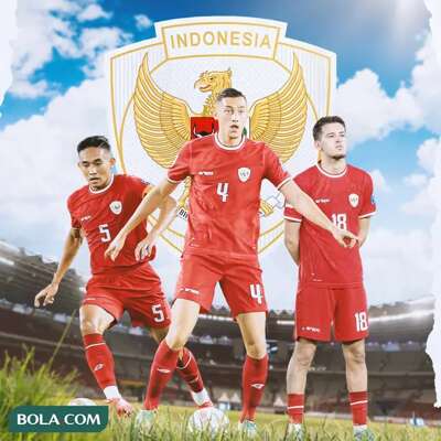 Timnas Indonesia - Rizky Ridho, Jay Idzes, Justin Hubner 