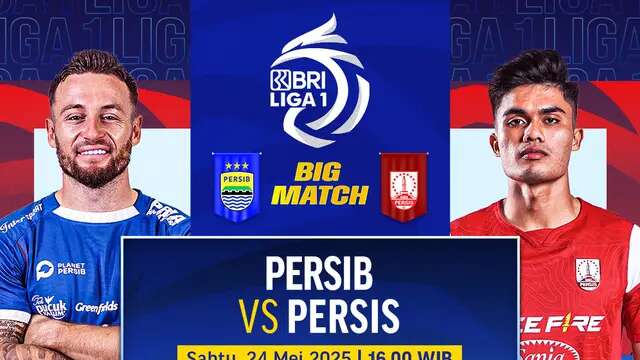 Persib vs Persis BRI Liga 1 2024/25 (Sumber: Dok. Vidio)
