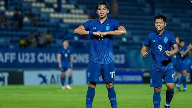 Timnas Thailand U-23 di Piala AFF U-23 2023. (Instagram/@changsuek)