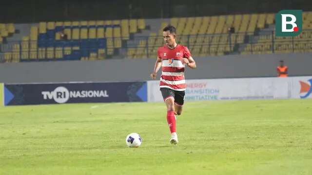 Pemain Madura United, Taufik Hidayat. (Wahyu Pratama/Bola.com)