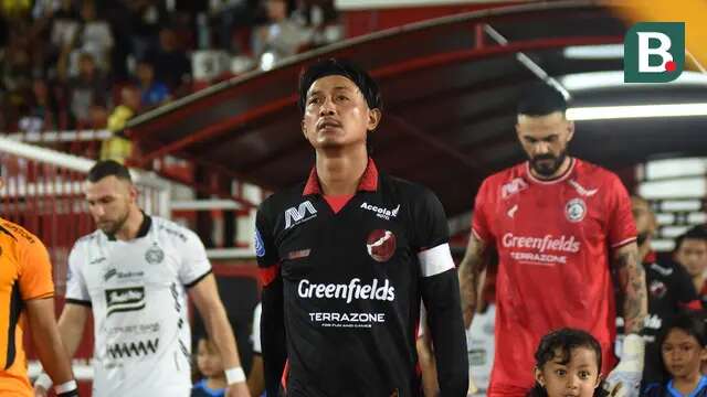 Kapten Arema FC, Ahmad Alfarizi. (Bola.com/Iwan Setiawan)