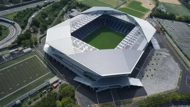 Foto udara Panasonic Stadium. (@PanasonicBrand)