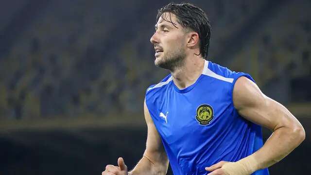 Facundo Garces ketika berlatih bersama Timnas Malaysia (Ofisial X Timnas Malaysia/@malaysia_nt)