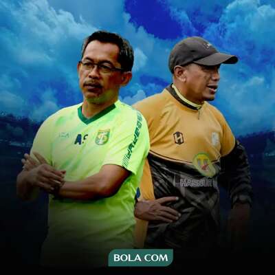Ilustrasi - Rahmad Darmawan Vs Aji Santoso (Bola.com/Erisa Febri/Adreanus Titus)