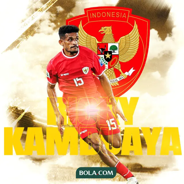 Timnas Indonesia - Ilustrasi Ricky Kambuaya