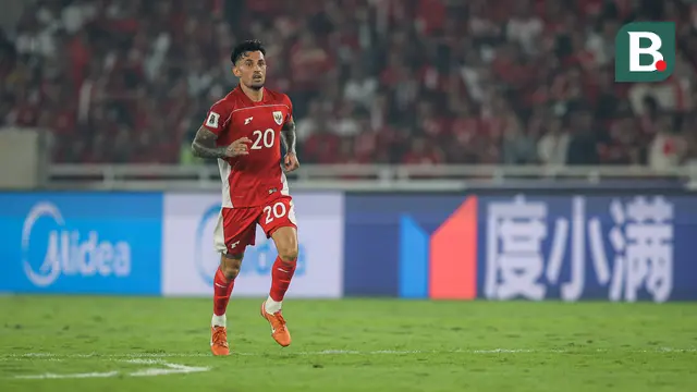 Pemain Timnas Indonesia, Stefano Lilipaly, akhirnya comeback ketika menghadapi China dalam laga Kualifikasi Piala Dunia 2026 zona Asia di Stadion Utama Gelora Bung Karno (SUGBK) Senayan, Jakarta, Kamis (5/6/2025). (Bola.com/Bagaskara Lazuardi)
