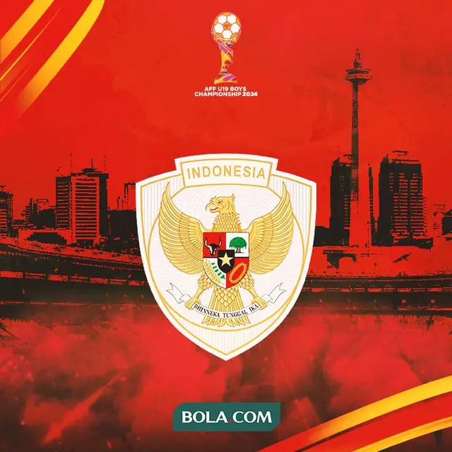 Timnas Indonesia U-19 - Ilustrasi logo Timnas Indonesia di Piala AFF U-19 2024