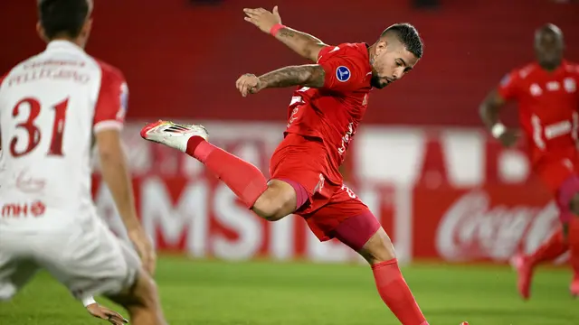 Penyerang America de Cali, Rodrigo Holgado. (Luis ROBAYO / AFP)