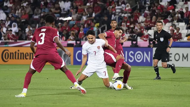 Skuad Garuda harus main dengan sembilan pemain usai Ivar Jenner dan Ramadhan Sananta diganjar kartu merah di babak kedua. (Dok. PSSI)