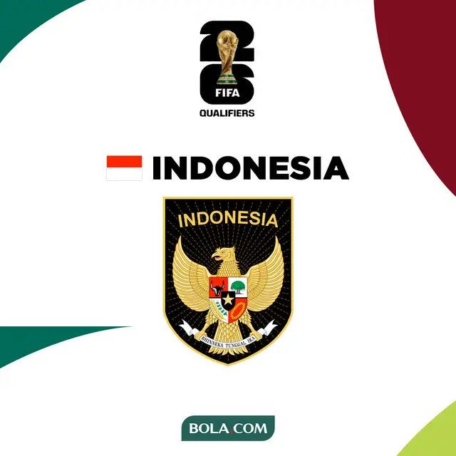 Kualifikasi Piala Dunia 2026 Zona Asia - Ilustrasi Logo Timnas Indonesia 